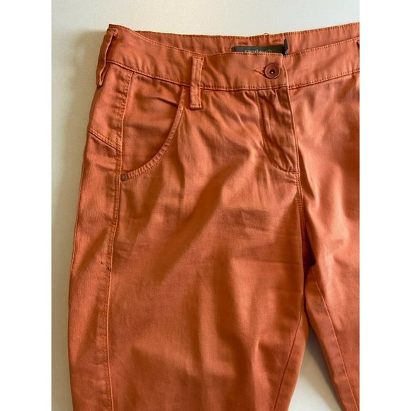 Sandwich_ Skinny Cropped Women's Trousers Pants in Coral Size EUR 36 / U… - Picture 3 of 9